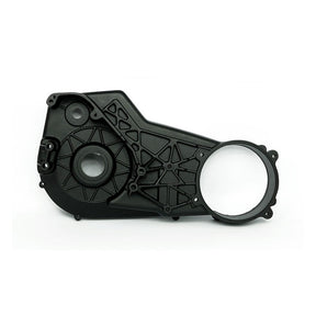 Inner Primary Cover. Black Powder Coated Primary Cover Inner Mcs