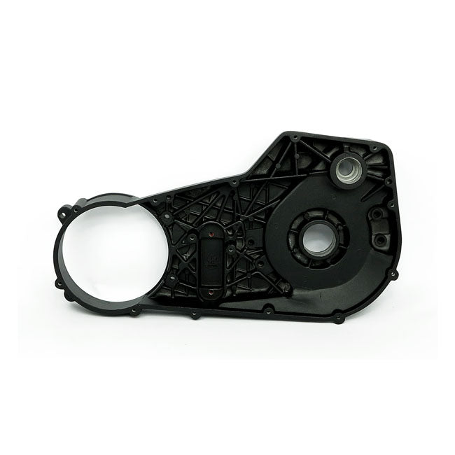 Inner Primary Cover. Black Powder Coated Primary Cover Inner Mcs