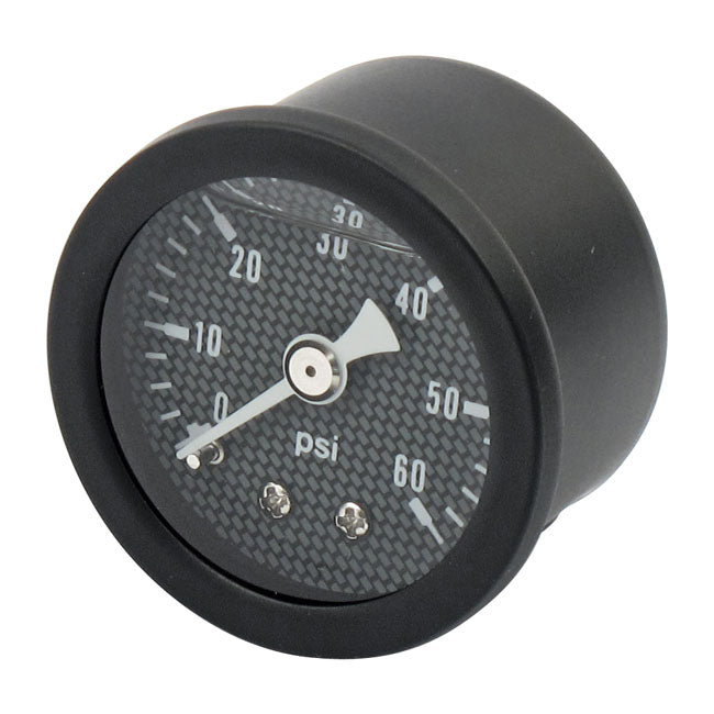 Marshall Oil Pressure Gauge, 0 60 Psi. Black Housing Oil Pressure Gauges Marshall