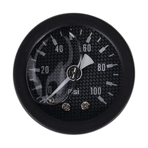 Marshall Oil Pressure Gauge, 0 100 Psi. Black Housing Oil Pressure Gauges Marshall