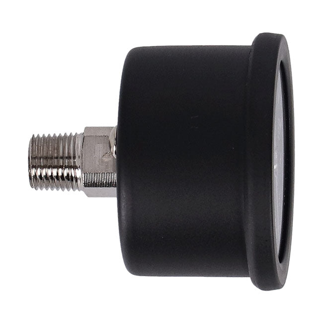 Marshall Oil Pressure Gauge, 0 100 Psi. Black Housing Oil Pressure Gauges Marshall