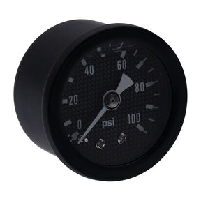 Marshall Oil Pressure Gauge, 0 100 Psi. Black Housing Oil Pressure Gauges Marshall