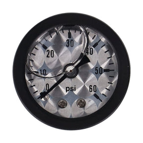 Marshall Oil Pressure Gauge, 0 60 Psi. Black Housing Oil Pressure Gauges Marshall