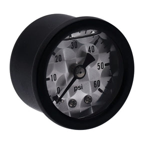 Marshall Oil Pressure Gauge, 0 60 Psi. Black Housing Oil Pressure Gauges Marshall