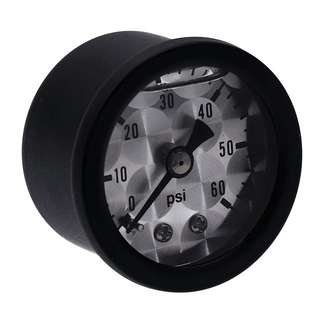 Marshall Oil Pressure Gauge, 0 60 Psi. Black Housing Oil Pressure Gauges Marshall