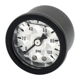 Marshall Oil Pressure Gauge, 0 100 Psi. Black Housing Oil Pressure Gauges Marshall