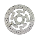 Brake Rotor, Left Front. Polished Stainless Brake Rotors Mcs
