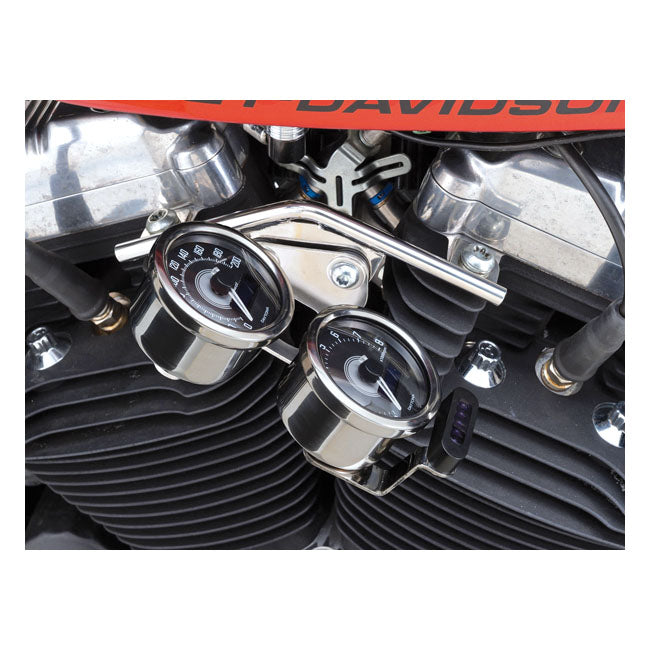 Daytona, Velona mount bracket kit 60mm instruments. Dual SPEEDO MOUNT KITS Daytona