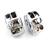 Switch Housing Set. Chrome Switch Housings Mcs