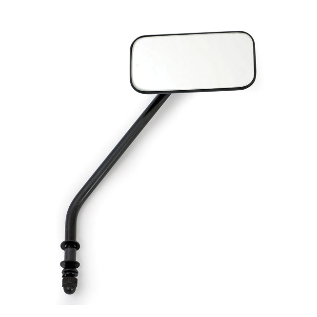 Small Rectangular Mirror. Long Stem, Black Mirrors Mcs