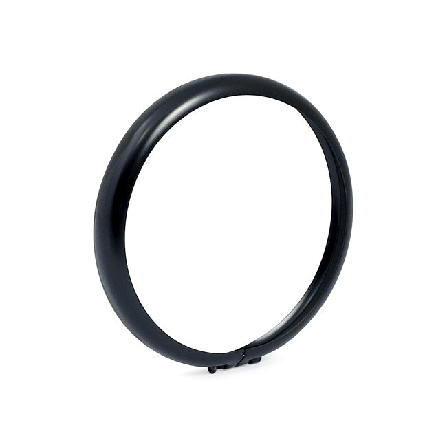 Headlamp Trim Ring. 5 3/4". Satin Black Headlamp Trim Rings Mcs