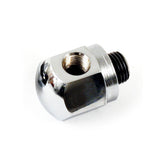 Rocker Box Oil Gauge Fitting. Chrome Oil Gauge Fittings Mcs