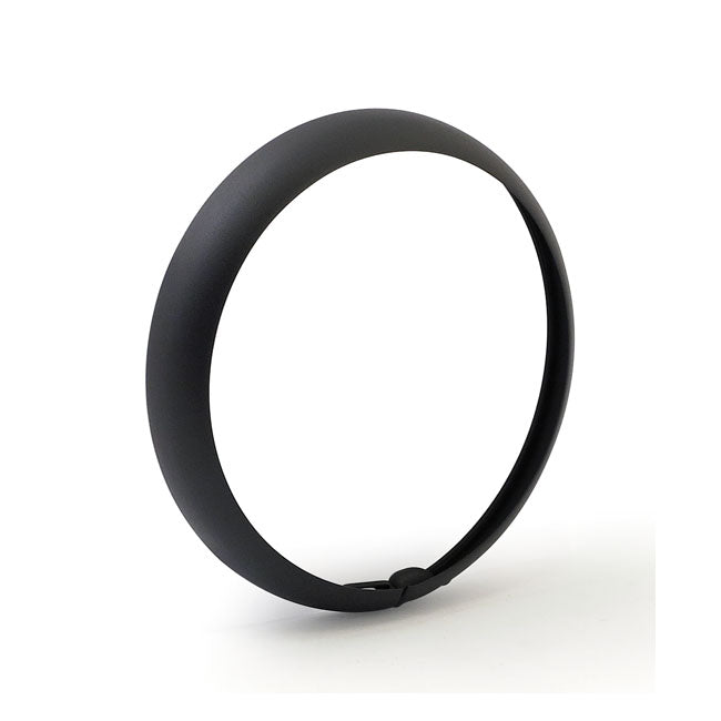 Outer Trim Ring, 7" Hydra Headlamp. Black Wrinkle Headlamp Trim Rings Mcs