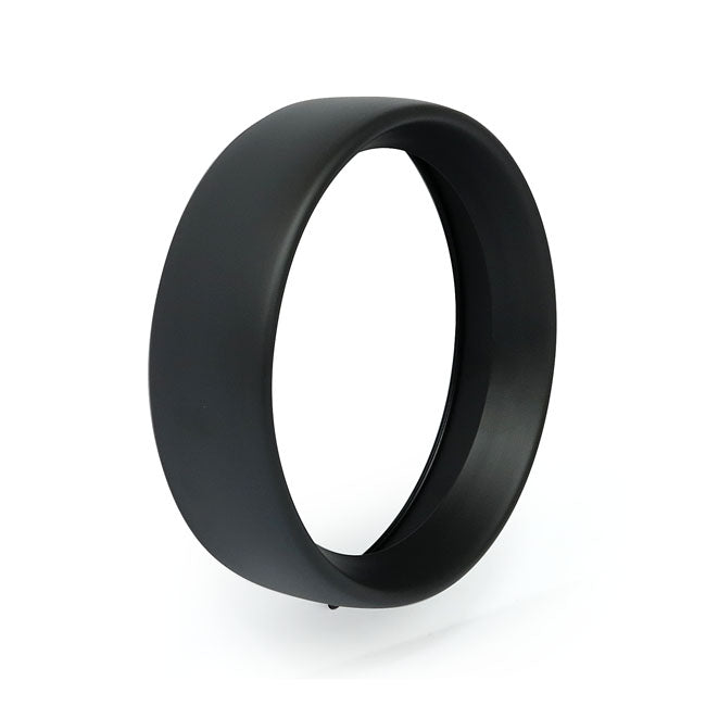 Recessed Trim Ring. 7" Headlamp. Black Headlamp Trim Rings Mcs