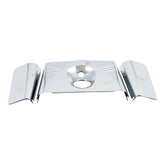Fork Panel Kit 3 Piece. Ribbed. Chrome Fork Panel Kits Mcs