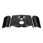 Fork Panel Kit 3 Piece. Smooth. Gloss Black Fork Cover Kits Mcs