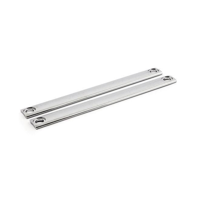 Fork Cover Accent Strips. Chrome Fork Covers Mcs