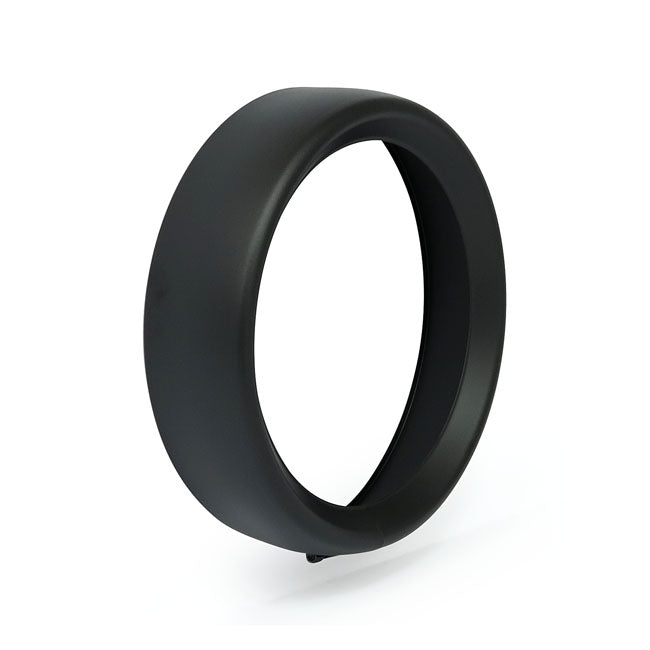 Recessed Trim Ring. 7" Headlamp. Black Headlamp Trim Rings Mcs