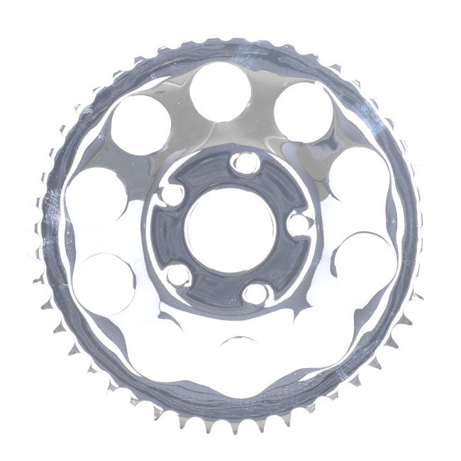Rear Sprocket, Chrome. 47t Sprockets Rear Wheel Mcs