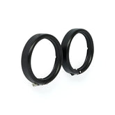 Recessed Trim Rings. Turn Signals. Black Headlamp Trim Rings Mcs