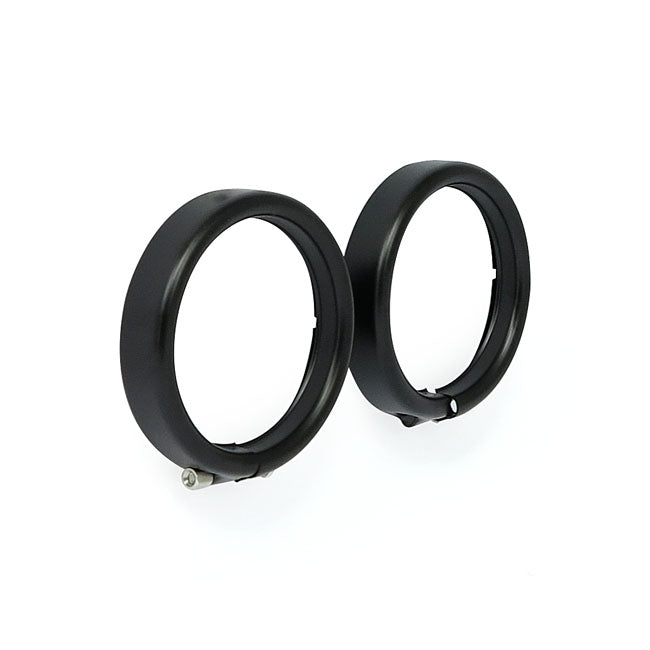 Recessed Trim Rings. Turn Signals. Black Headlamp Trim Rings Mcs