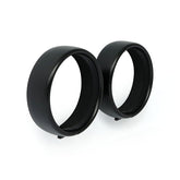 Recessed Trim Rings. 4.5" Spotlamp. Satin Lack Headlamp Trim Rings Mcs