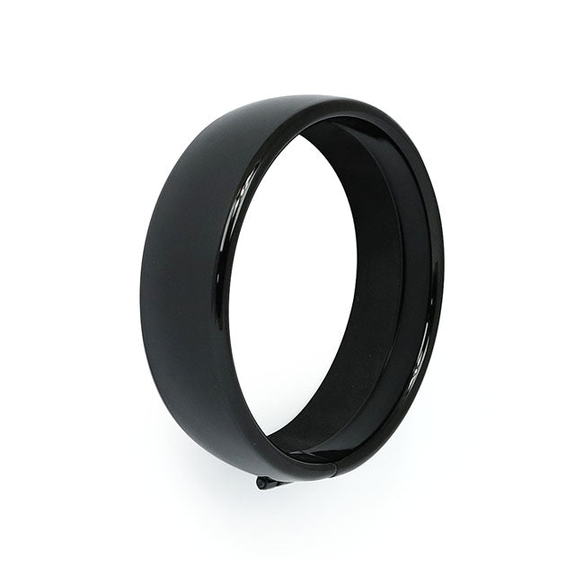 Recessed Trim Ring. 5 3/4" Headlamp. Gloss Black Headlamp Trim Rings Mcs
