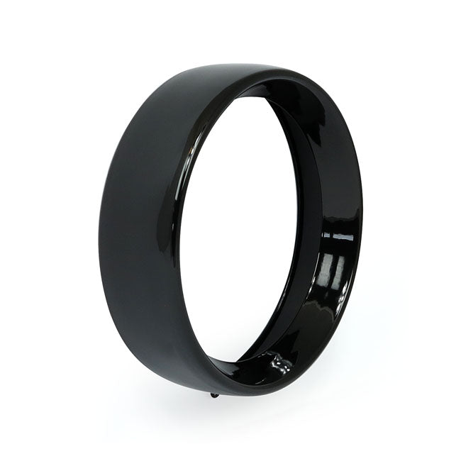 Recessed Trim Ring. 7" Headlamp. Gloss Black Headlamp Trim Rings Mcs