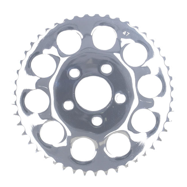 Rear Sprocket, Chrome. 47t Sprockets Rear Wheel Mcs