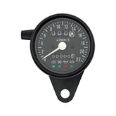 Led Mini Speedo 2:1 Kmh. Black With Black Face Plate Speedometers Mcs