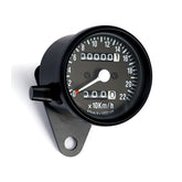 Mini Speedo, 2:1 Kmh. With Tripmeter Black Speedometers Mcs