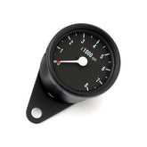 Mini Tachometer, Electronic. 8000 Rpm. Black Speedometers Mcs