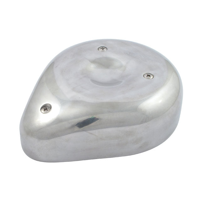 Teardrop Air Cleaner Assembly. Polished Aluminum Air Cleaner Mcs