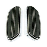 Runway Rider Floorboards, Std. Length. Chrome Floorboards Mcs