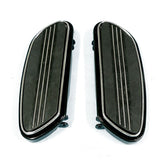 Runway Rider Floorboards, Std. Length. Black Floorboards Mcs