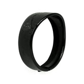 Recessed Trim Ring With Visor. 5 3/4" Headlamp. Gloss Black Headlamp Trim Rings Mcs
