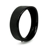 Recessed Trim Ring With Visor. 7" Headlamp. Gloss Black Headlamp Trim Rings Mcs