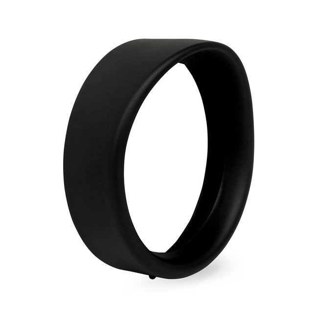 Recessed Trim Ring With Visor. 7" Headlamp. Black Wrinkle Headlamp Trim Rings Mcs