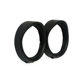 Recessed Trim Rings With Visor. Turn Signals. Black Wrinkle Headlamp Trim Rings Mcs