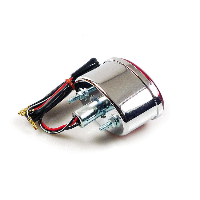 Medium Cateye Taillight. Chrome Taillights Mcs