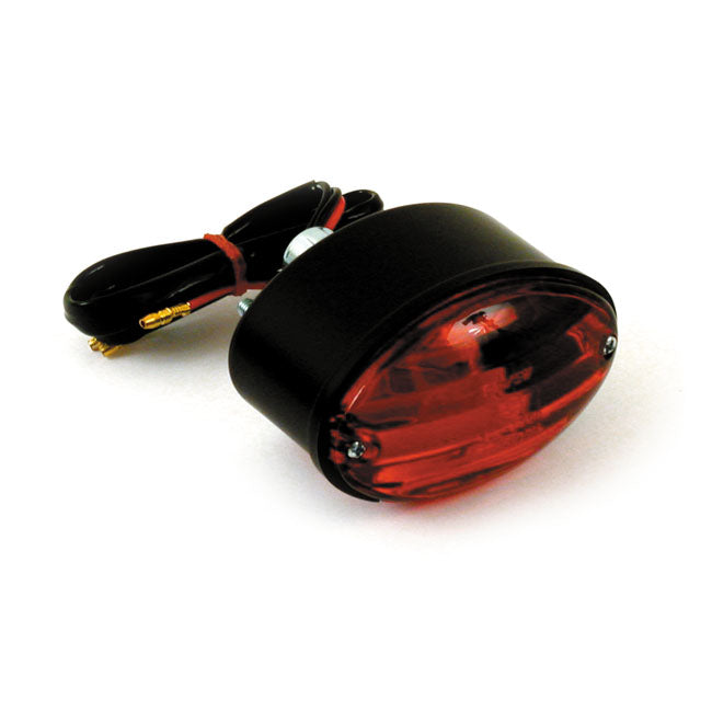 Medium Cateye Taillight. Black Taillights Mcs