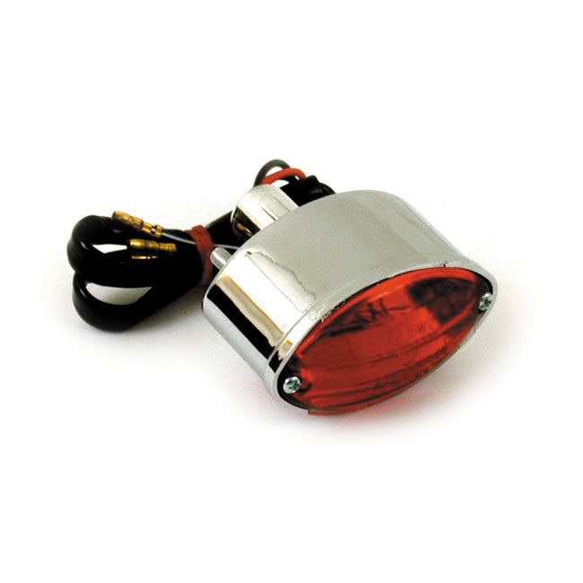 Mini Cateye Taillight. Chrome Taillights Mcs