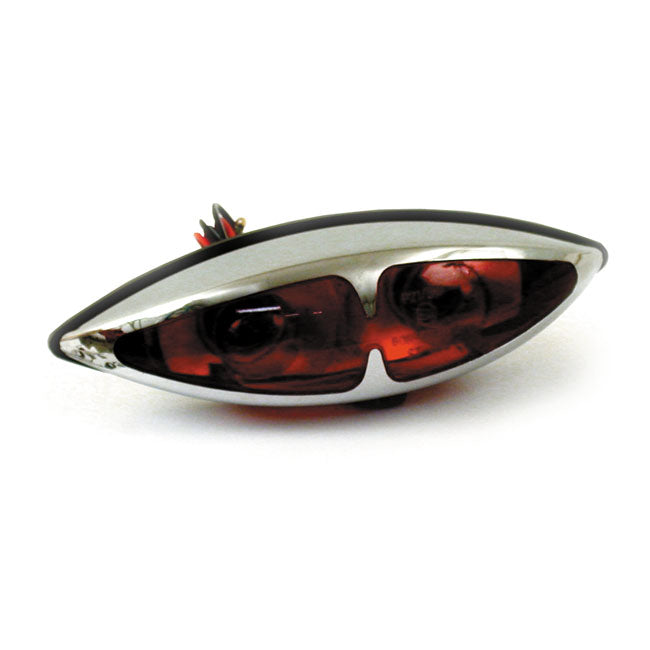 L.A. Taillight. Dual Bulb. Chrome Taillights Mcs
