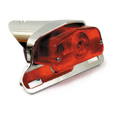 Lucas Taillight Assembly. With Bracket. Chrome Taillights Mcs