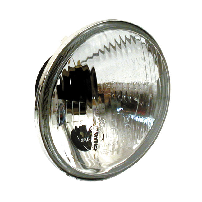 Headlamp Unit H4. Ribbed Lens. 5 1/2" Lamp Units Mcs
