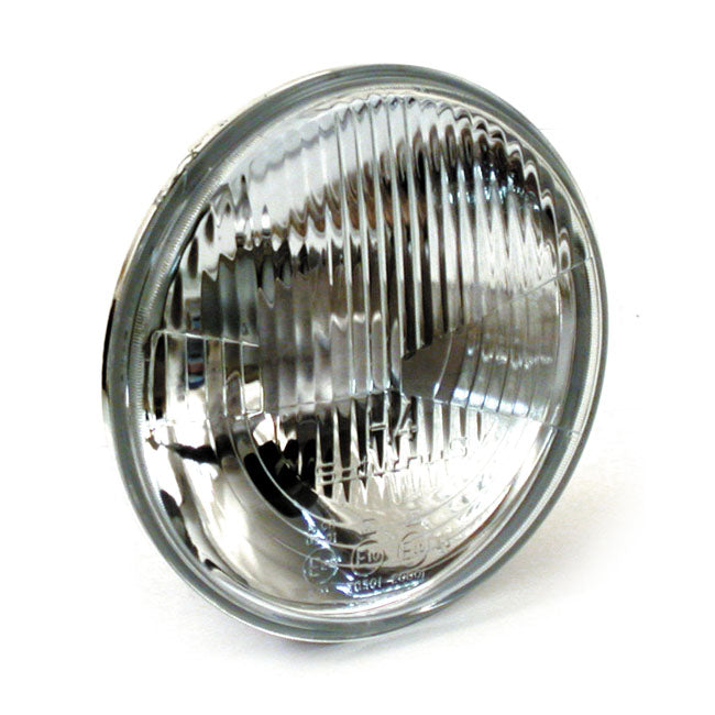 Headlamp Unit H4. Ribbed Lens. 7" Lamp Units Mcs