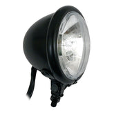 Bates Style 4 1/2" 35/35w Headlamp. Black Headlamps Mcs