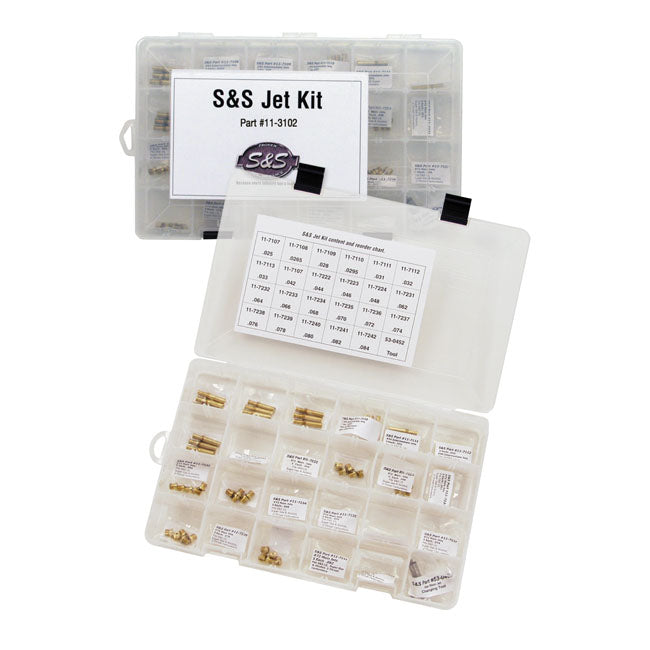 S&S, carburetor jet kit. Assortment box JETS S&S