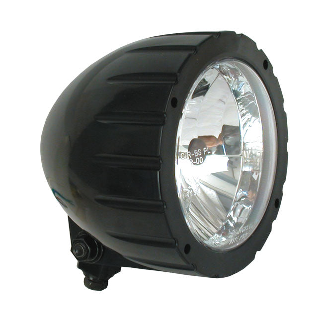 Abs 4 1/2" Hs1 Headlamp. Grooved. Black Headlamps Mcs