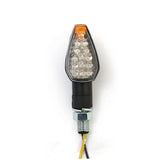 Peak, Mini Led Turn Signals. 20mm Stem. Clear Lens Turn Signals Mcs